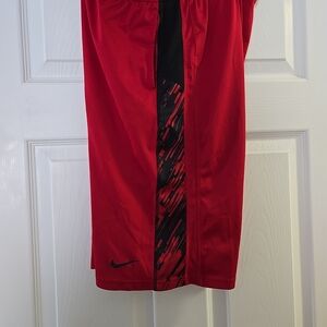 Nike Red and Black Sports Shorts